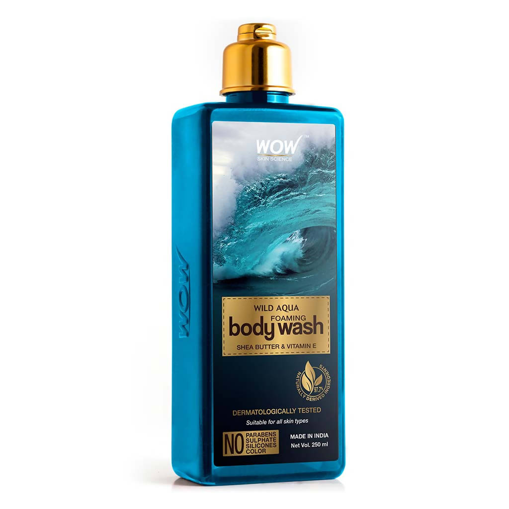 Wow Skin Science Wild Aqua Foaming Body Wash | Grocsy
