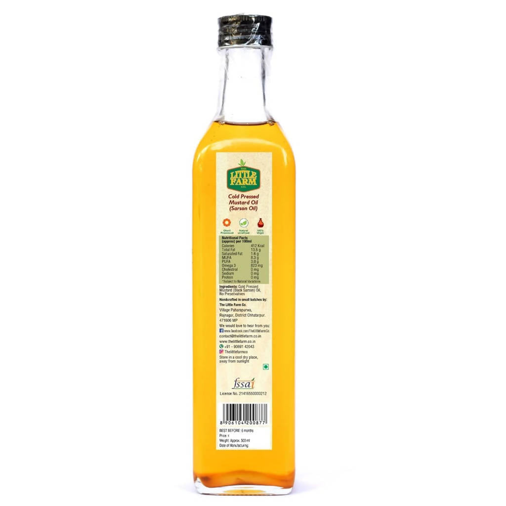 The Little Farm Co Cold Pressed Mustard Oil | Grocsy