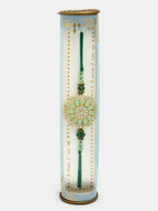 NVR Men Set of 2 Pink & Green Stone-Studded Rakhi With Roli Chawal & Chocolate | Grocsy