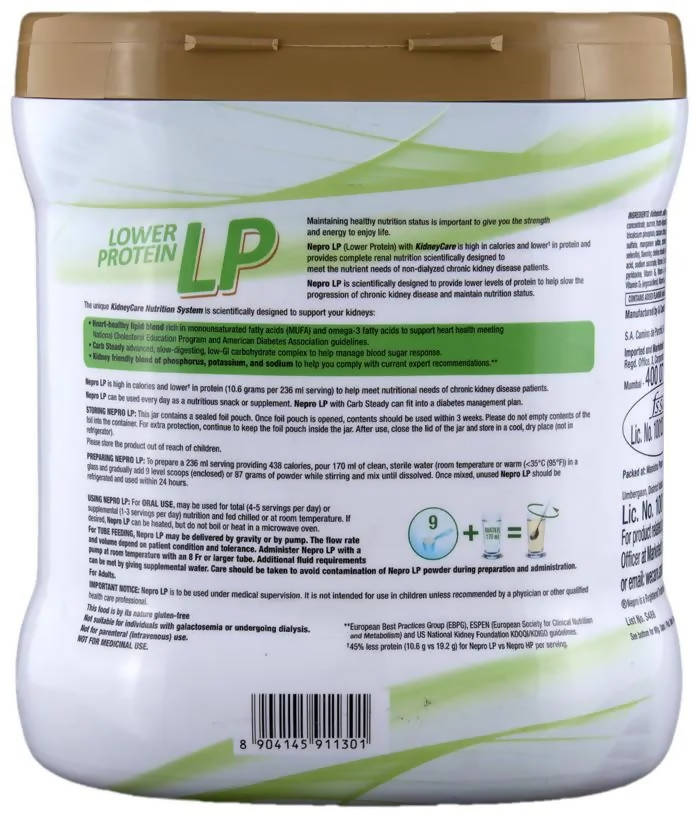Nepro LP (Lower Protein) Powder - Health Drink Vanilla Toffee Flavor | Grocsy