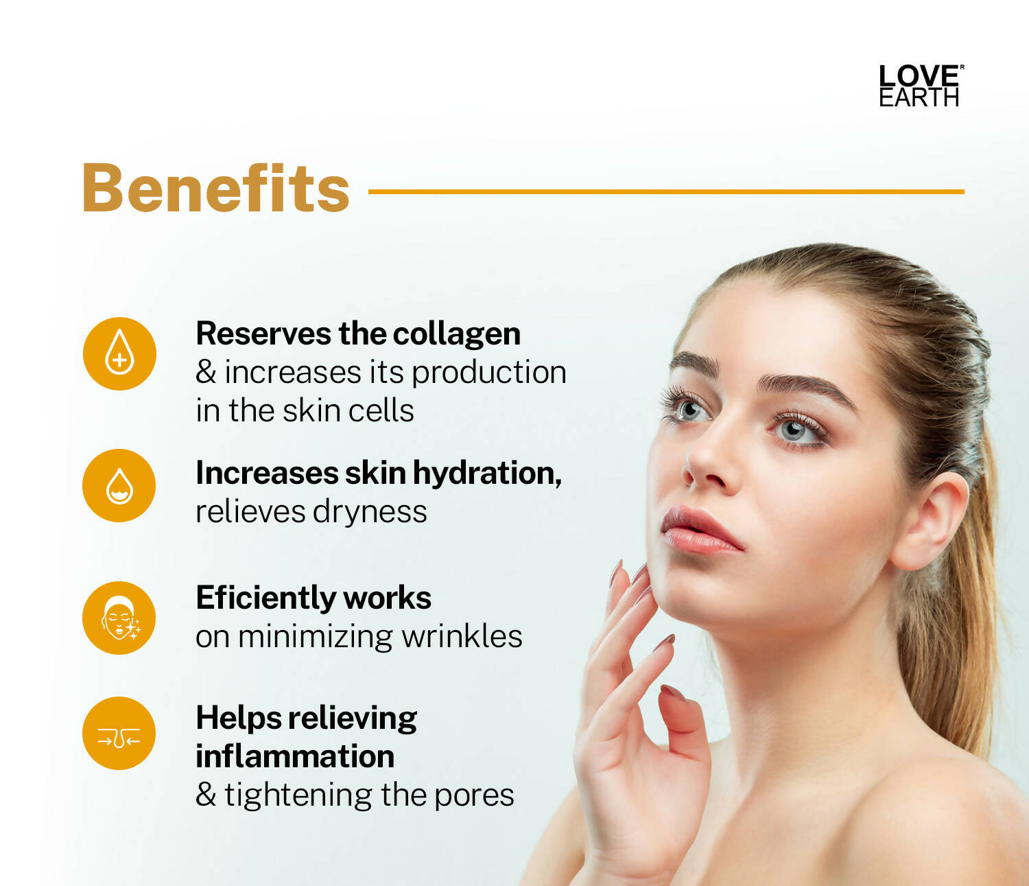 Love Earth Retinol 2.5% Vitamin E & Hyaluronic Acid – Face Serum | Grocsy