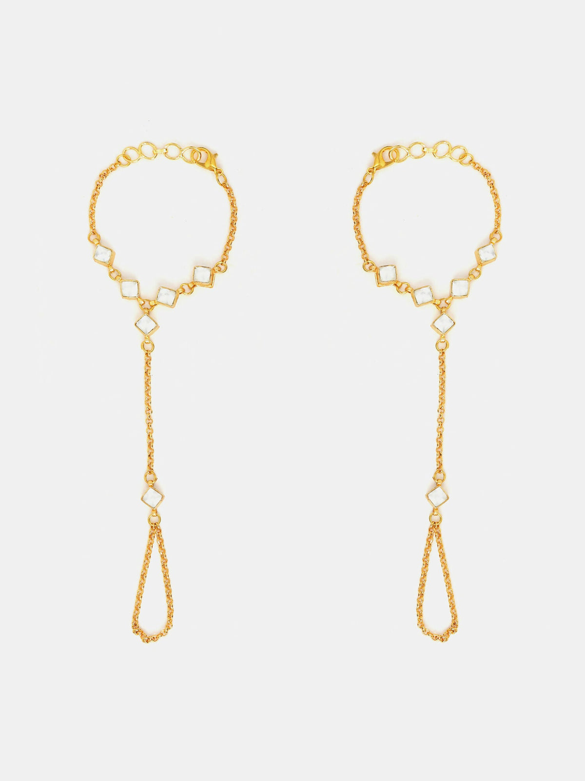 Ruby Raang Kundan Haath Phool | Grocsy