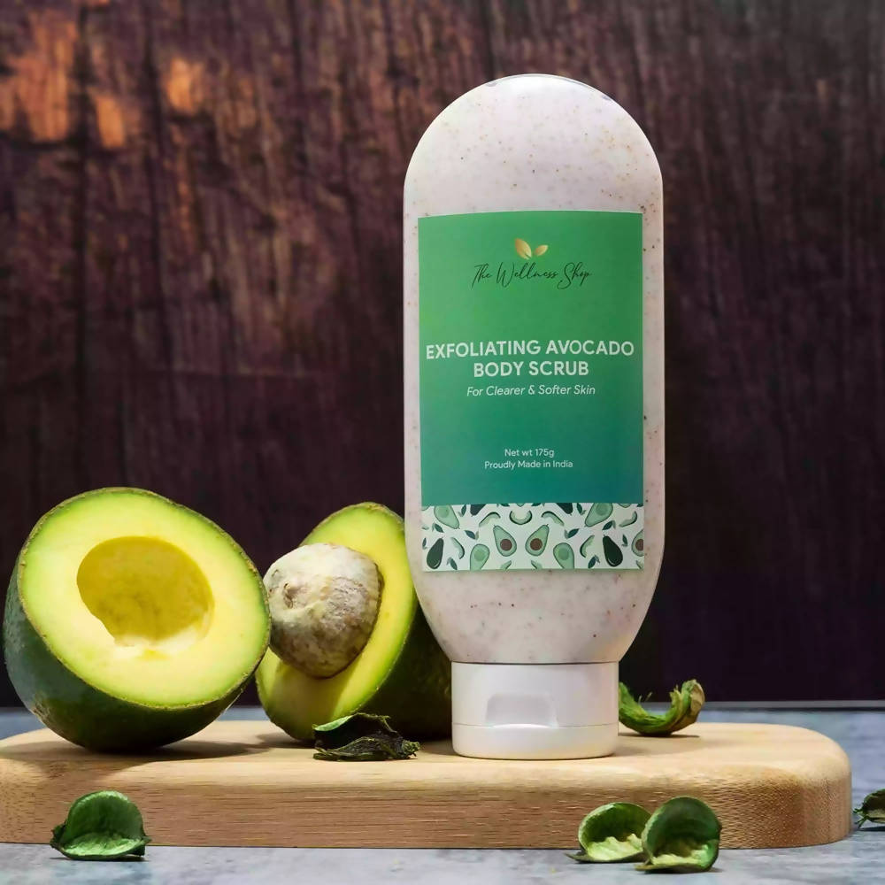 The Wellness Shop Exfoliating Avocado Body Scrub | Grocsy