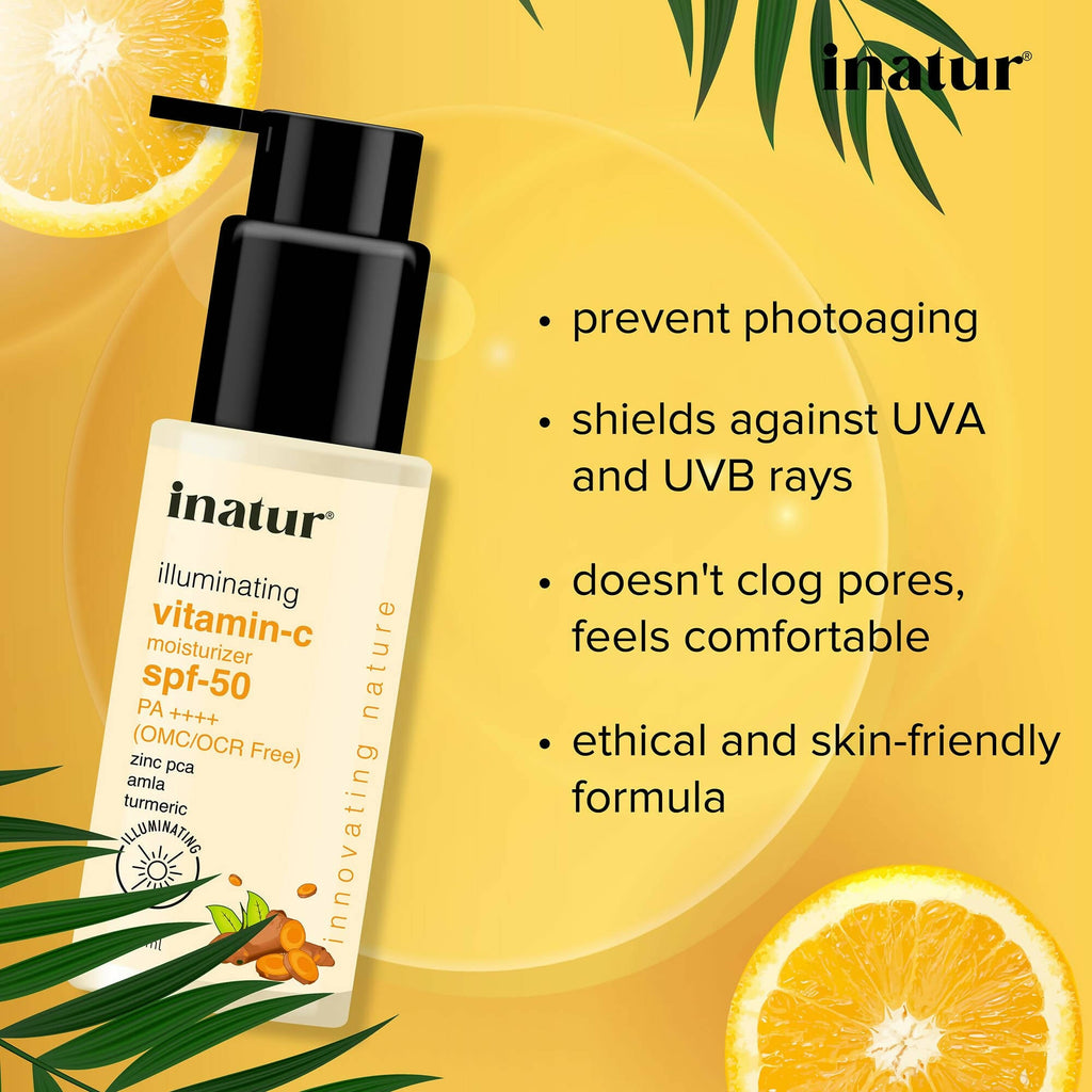 Inatur Vitamin C Sunscreen SPF-50 | Grocsy