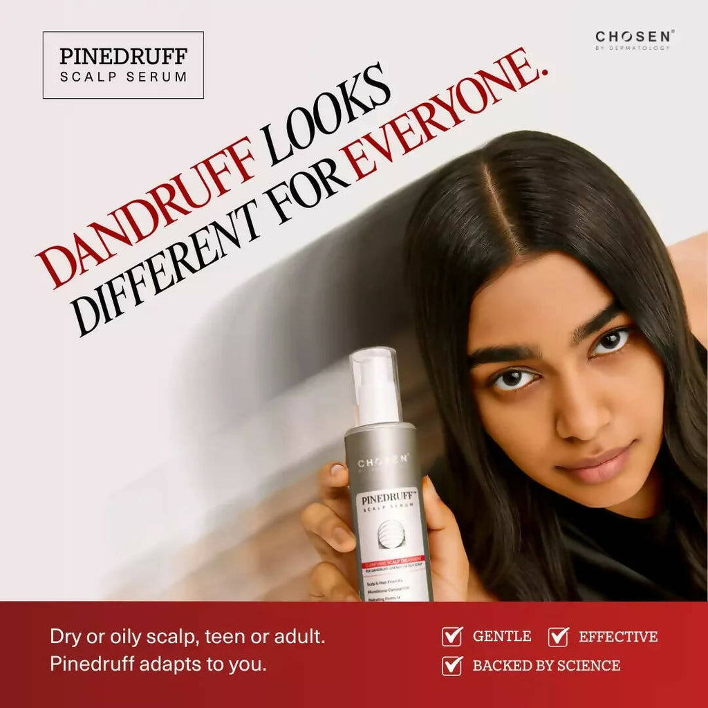 Chosen Pinedruff Scalp Serum Best Dandruff Control Treatment Solution With Pycnogenol | Grocsy
