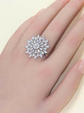 Joban Fashion Silver Brass Adjustable Ring | Grocsy