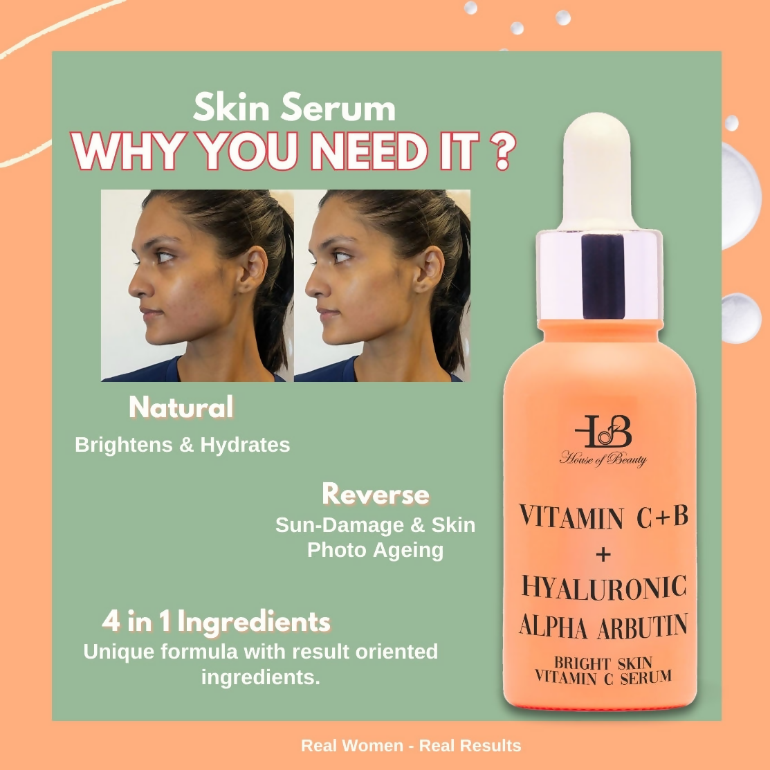 House of Beauty Vitamin C B+ Serum | Grocsy