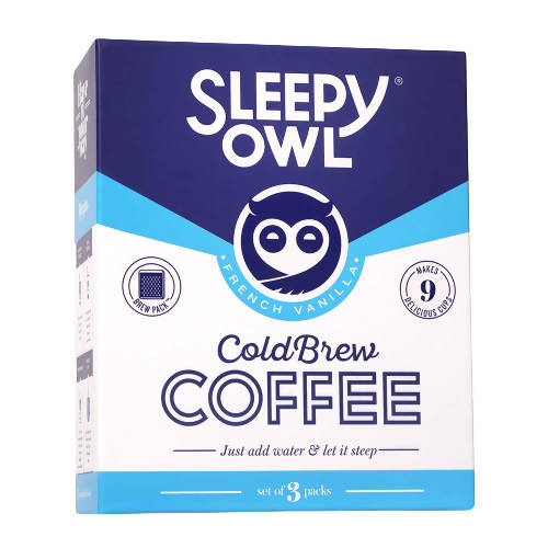 Sleepy Owl French Vanilla Cold Brew Coffee | Grocsy