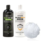 Detoxie Body Wash with Loofah - Urban Shield & Wellness | Grocsy