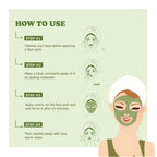 Kimayra Organic Neem + Tulsi Face Pack Powder For Pimple Free Skin, Helps In Cleansing The Skin | Grocsy