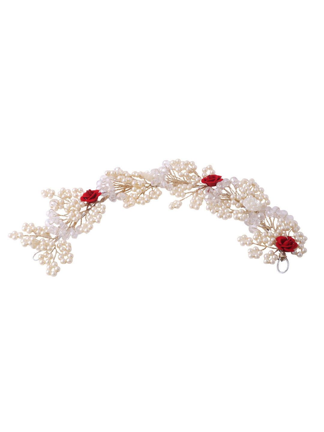 NVR Women's Embellished Beaded Hair Accessory Set | Grocsy
