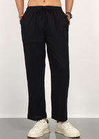 Fabmade Midnight Black Linen Co-Ord | Grocsy