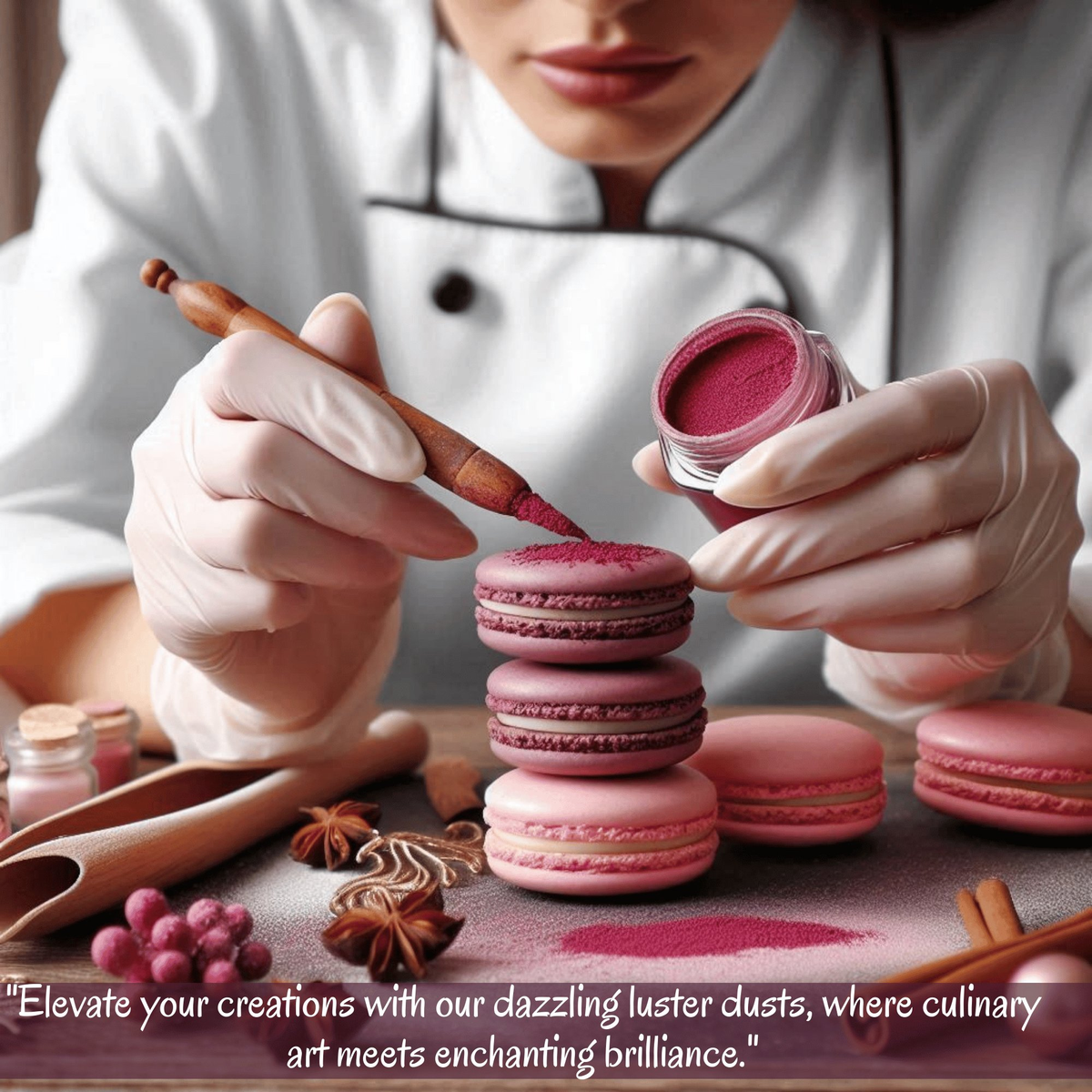 Confect Merlot Mauve | Edible Luster Dust | Grocsy
