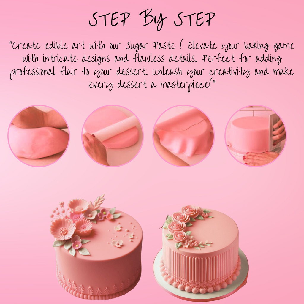 Confect Old Rose Fondant | Edible Sugarpaste | Grocsy