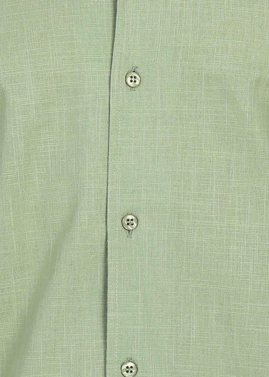 Fabmade Sage Breeze Linen Shirt | Grocsy