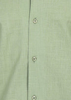 Fabmade Sage Breeze Linen Shirt | Grocsy