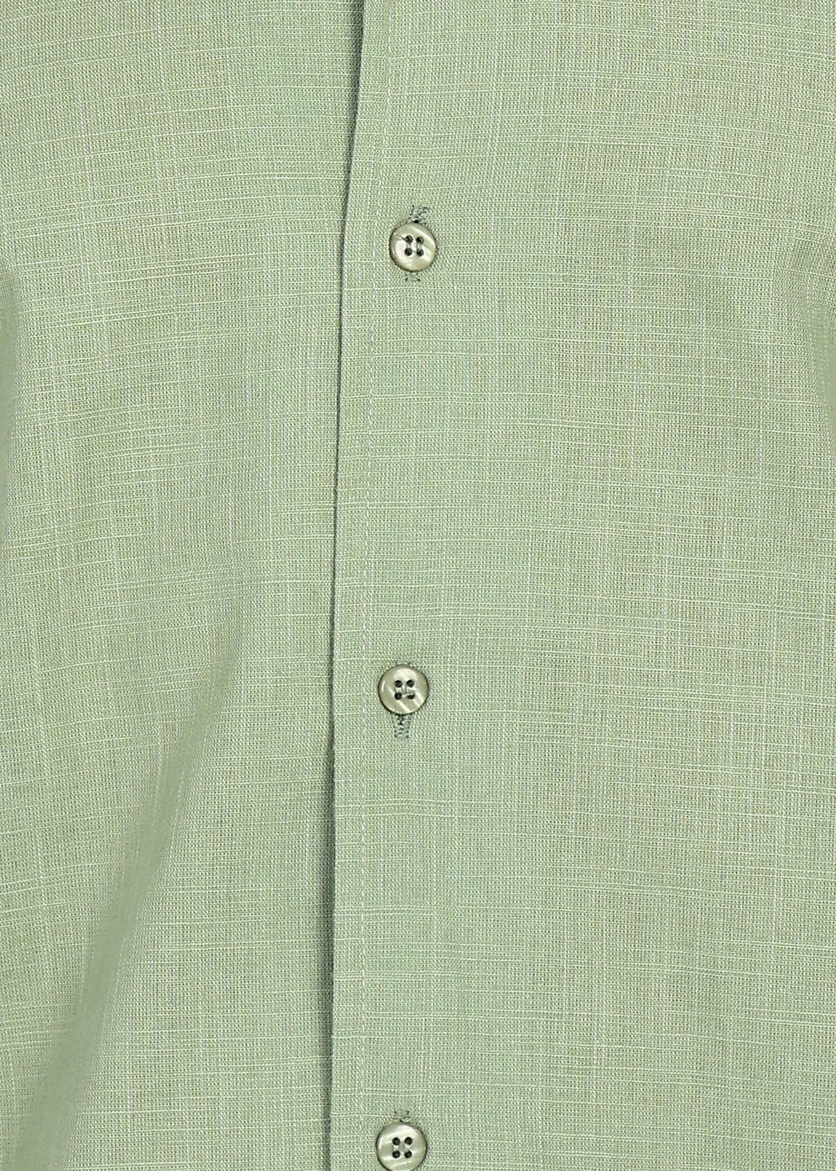 Fabmade Sage Breeze Linen Shirt | Grocsy