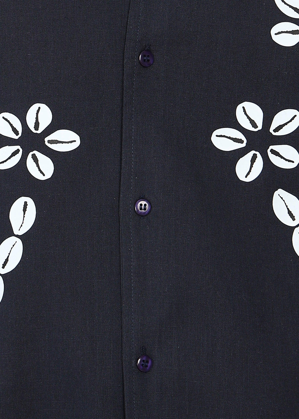 Fabmade Midnight Bloom Linen Shirt | Grocsy