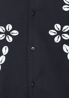 Fabmade Midnight Bloom Linen Shirt | Grocsy