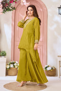Anaita Parrot Readymade Suit with Coding Work | Grocsy