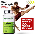 Health Veda Organics Plant Based Testo+ Veg Tablets | Grocsy