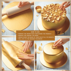 Confect Champagne Gold | Edible Sugar Paste | Grocsy