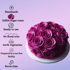 Confect Fuchsia Pink | Edible Sugar Flowers | Grocsy
