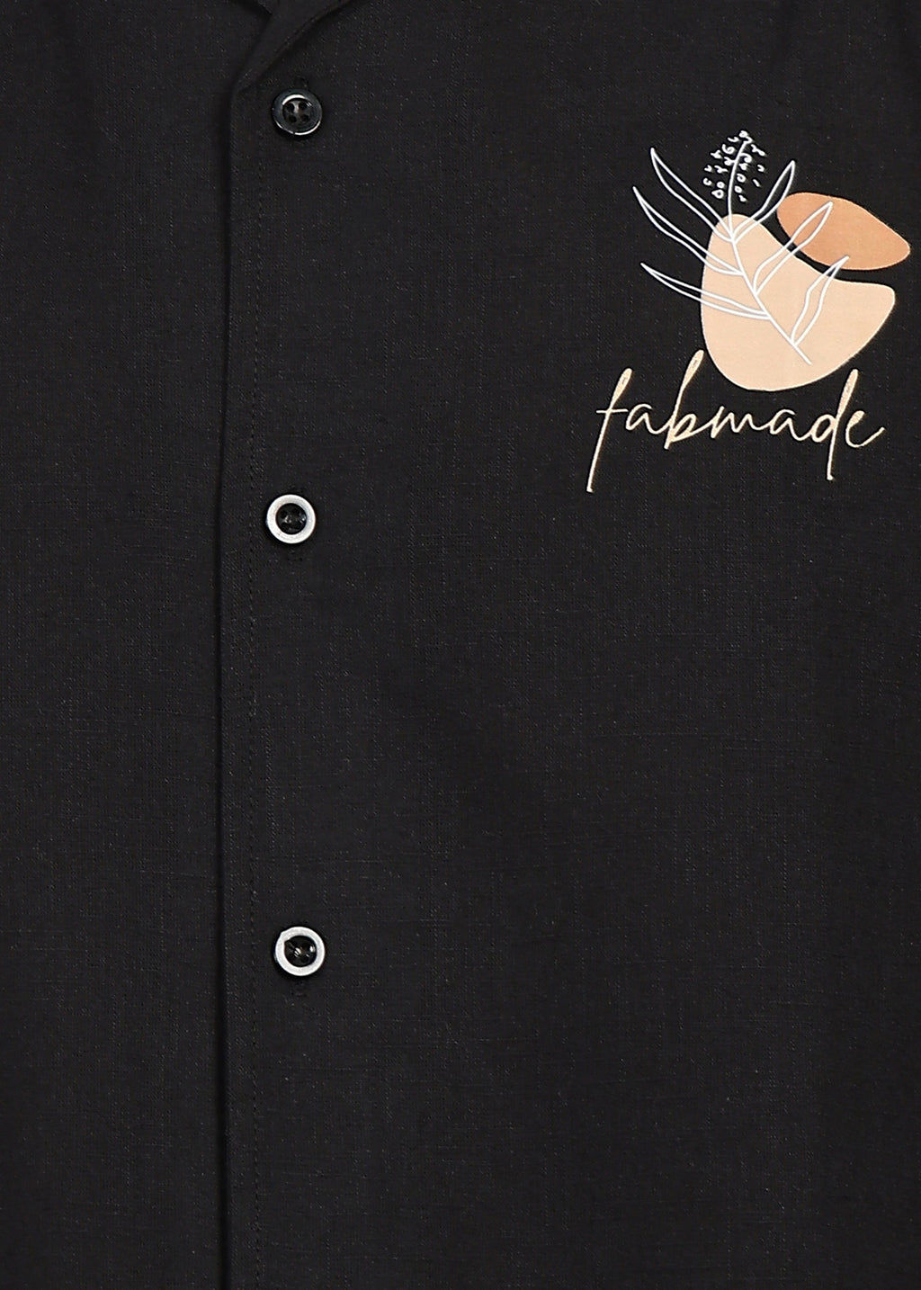 Fabmade Noir Emblem Shirt | Grocsy