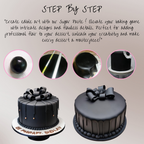 Confect Black Fondant | Edible Sugarpaste | Grocsy