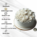 Confect White | Edible Sugar Flowers | Grocsy