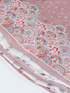 House of Panchhi Lavender Georgette Sequins And Thread Embroidery Lehenga Choli & Dupatta | Grocsy
