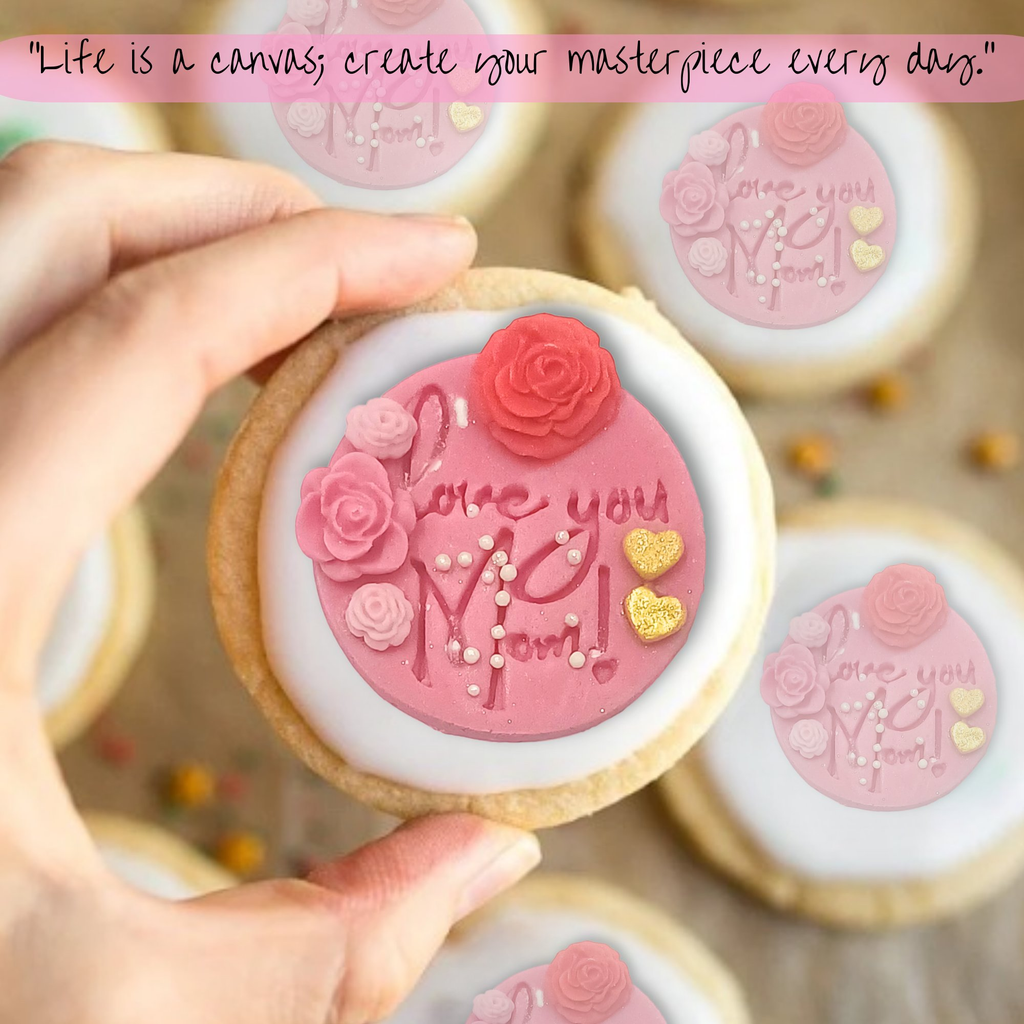 Confect Toppers Cutters | Best Mom Ever Topper Cutter | Fondant Cutter (MDay-Cutters-02) | Grocsy
