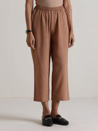 trueBrowns Dark Green Kurta Pant Set | Grocsy