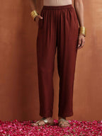 trueBrowns Cola Print Straight Kurta Set | Grocsy