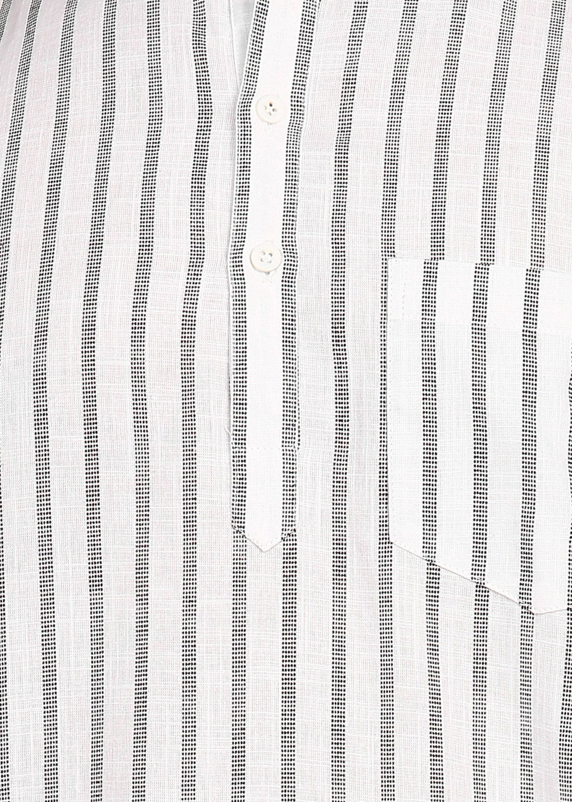Fabmade Drift Pinstripe Linen Co-Ord Set | Grocsy