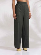 trueBrowns Off-White Cotton Stripe Jacket Top Co-ord Set | Grocsy