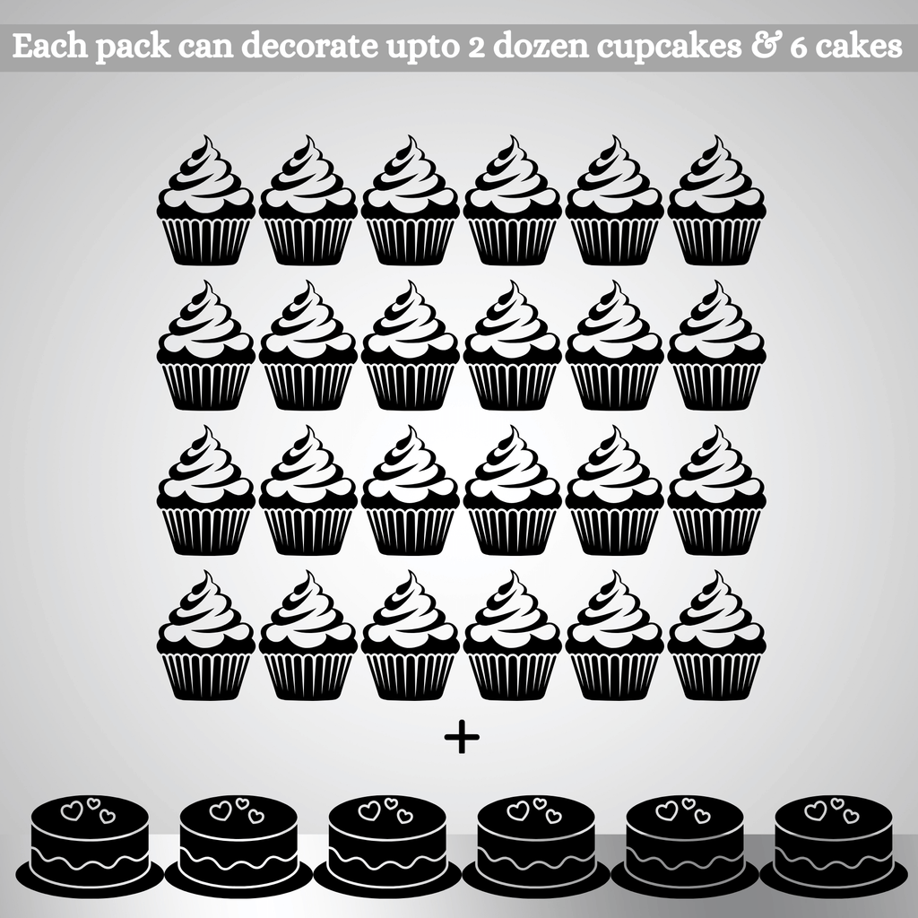 Confect Sprinkles for Cakes & Cupcakes Decoration | USP-16(Silver) | Grocsy