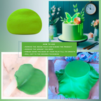 Confect Neon Green Fondant | Edible Sugarpaste | Grocsy