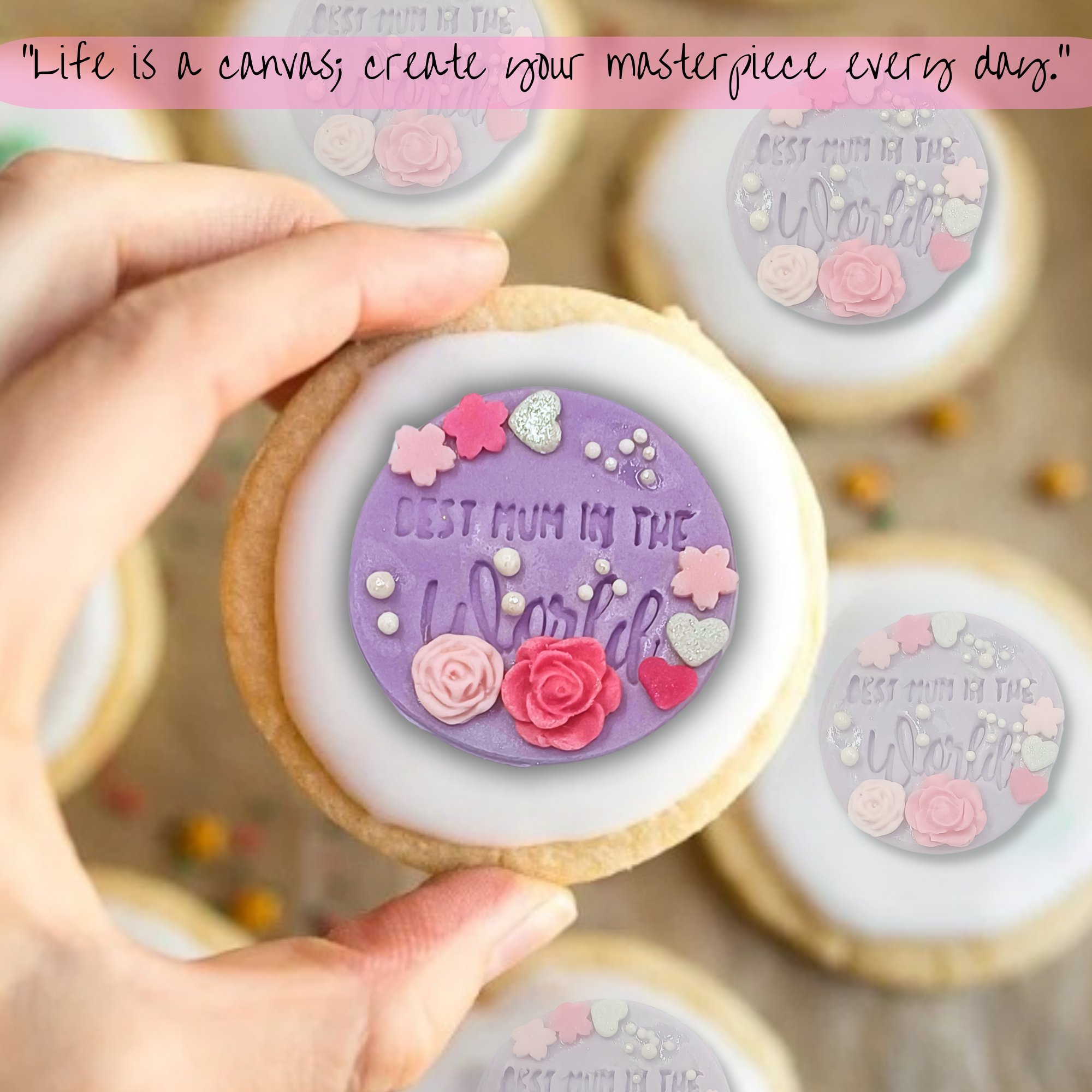 Confect Mother's Day Topper Cutters (MDay-Cutters-03) | Grocsy