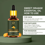 Nuerma Science Sweet Orange Essential Oil for Anti-Acne & Anti-Aging | Grocsy