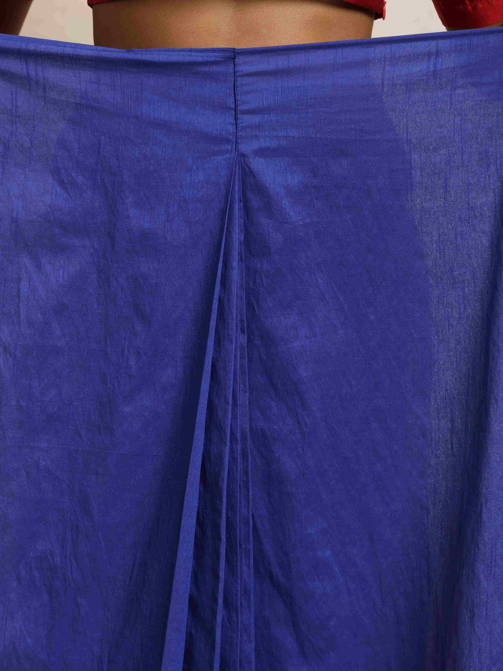 trueBrowns Blue Silk Ready To Wear Saree | Grocsy