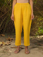 trueBrowns Mustard Cotton Co-ord Set | Grocsy