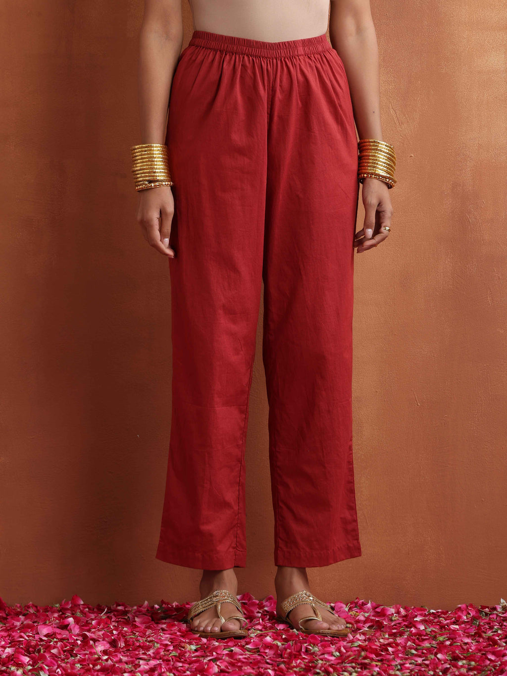 trueBrowns Maroon Flared Anarkali Kurta Set | Grocsy