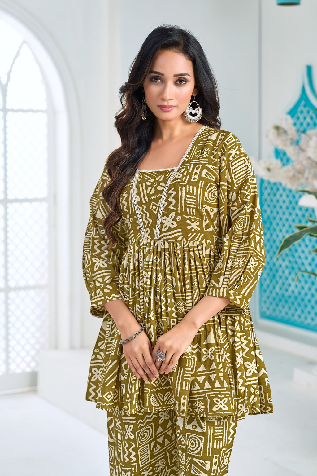 Anaita Yellow Stylish Readymade Co-Ords Set | Grocsy