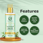 Nuerma Science Anti-Dandruff Hair Oil | Dandruff Relief & Scalp Rejuvenation | Grocsy