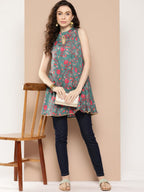 Ahalyaa Floral Printed Tunic | Grocsy