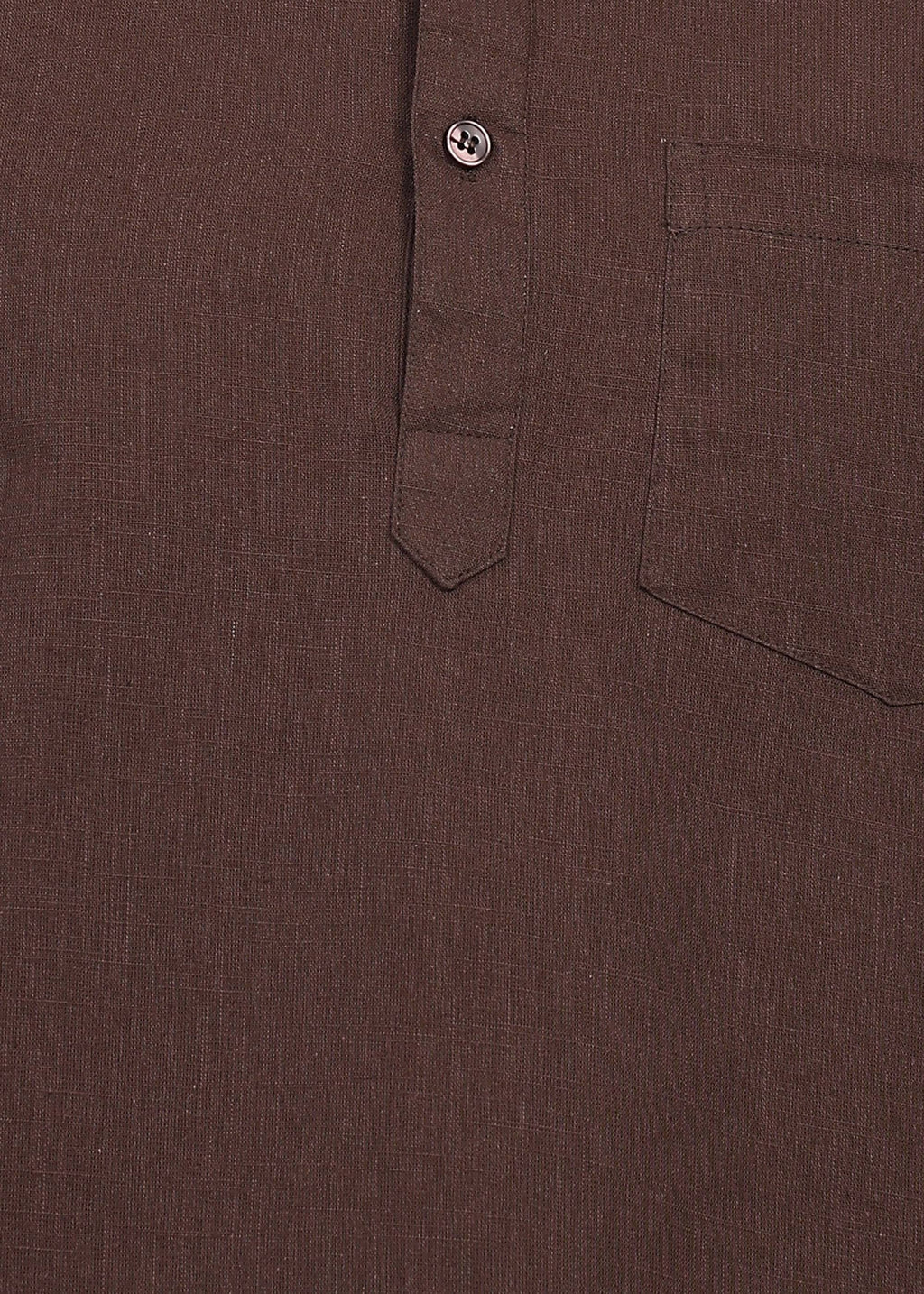 Fabmade Cocoa Drift Linen Kurta Set | Grocsy