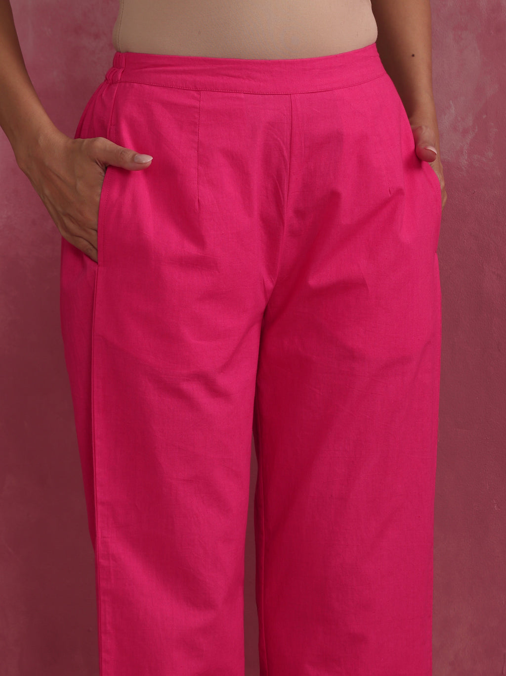 trueBrowns Pink Cotton Dobby Co-ord set | Grocsy