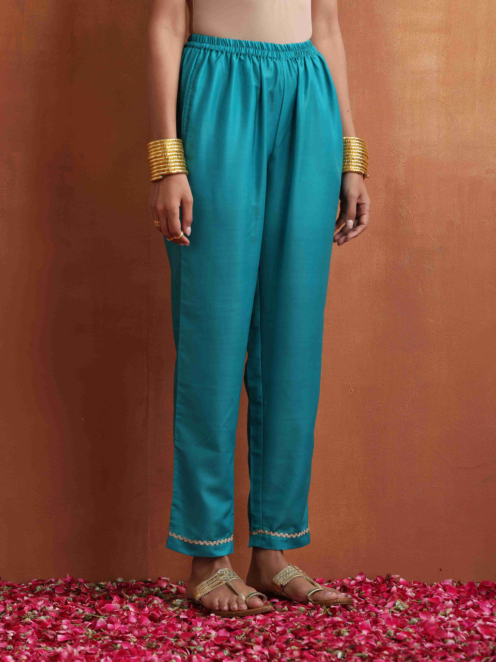 trueBrowns Purple Print A-line Kurta Set | Grocsy