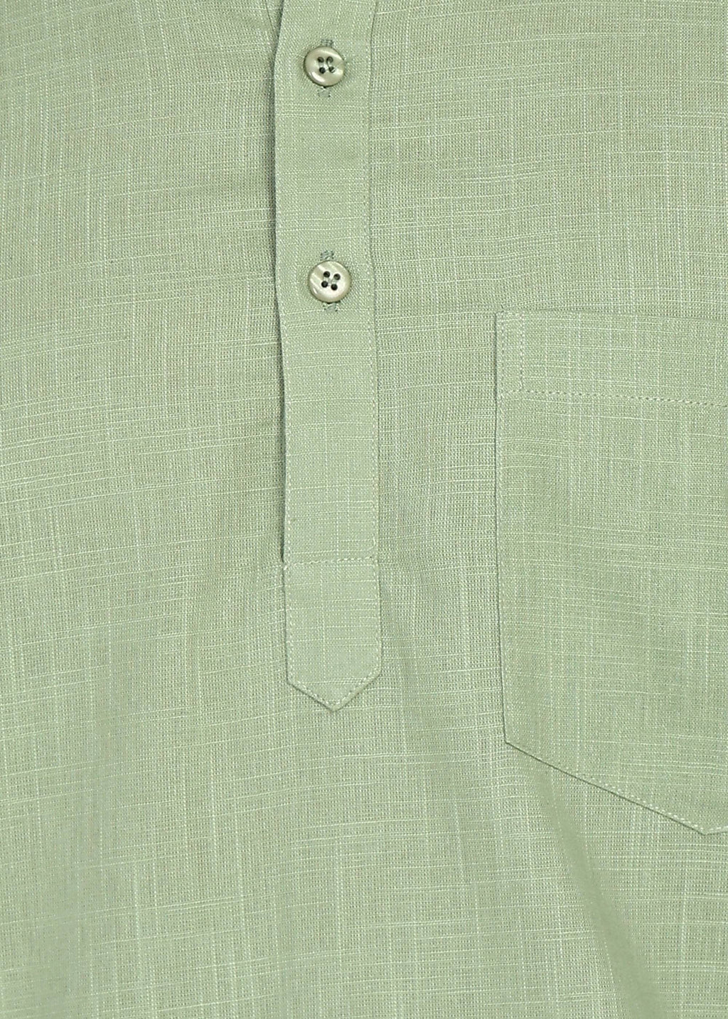 Fabmade Sage Linen Kurta | Grocsy